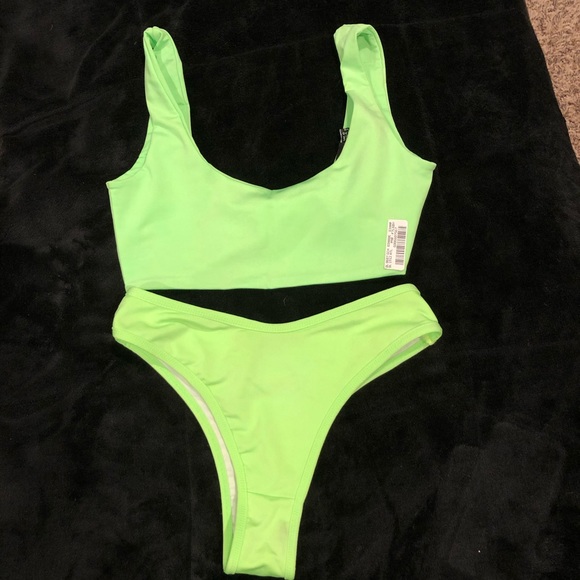 PrettyLittleThing Other - Neon green bikini